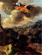 Nicolas Poussin La Translation miraculeuse de sainte Rita de Cascia ou La Vierge protegeant Spolete Germany oil painting artist